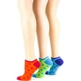 thumbnail image 3 of Foot Traffic Bright Polka Dots No-Shows Socks, Pack Of 3, 3 of 6