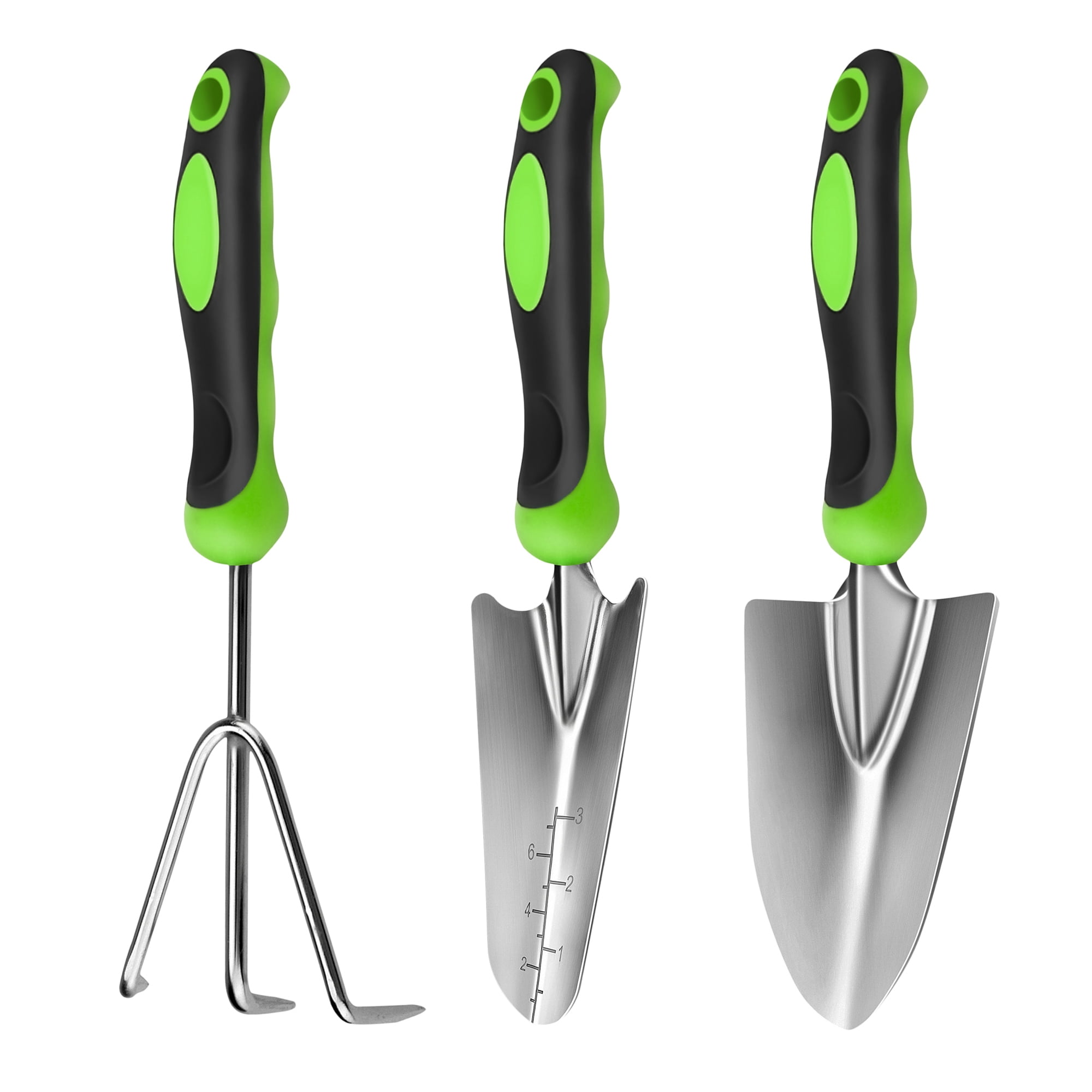 SHENGXINY Tool Sets Clearance Hoe Tools Set Duty Gardening Tools Steel With  Soft Rubberized Non-Slip Handle Durable Garden Hand Tools Garden Gifts For  Men Women 