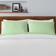 thumbnail image 4 of Ella Jayne Luxury Sateen 500 Thread Count Cotton Olive Green Sheet Set, King (4 Pieces), 4 of 6