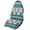 Southwestern Tribal Pattern, variant on POLERO Front Seat Cover Machine Washable Plush Microfiber, Compatible with Van Truck Seat, for Cars Trucks SUVs, Neon Flame Tiger