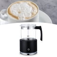 thumbnail image 3 of Riousery Detachable Electric Milk Frother and Steamer, 8.45oz / 250ml Hot Cold Foam Maker for Espresso, Brown Black, 600W Silent Operation 70dB, One Touch Control Kitchen Appliance [cite: 1, 6, 8], 3 of 5