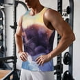 thumbnail image 5 of Cauagu Colorful Cloud Sleeping Cat Print Men's Sleeveless Muscle Shirts,Tank Tops Quick Dry Workout Tank Top Gym Muscle Tee Fitness Bodybuilding T Shirt for Men-Large, 5 of 7
