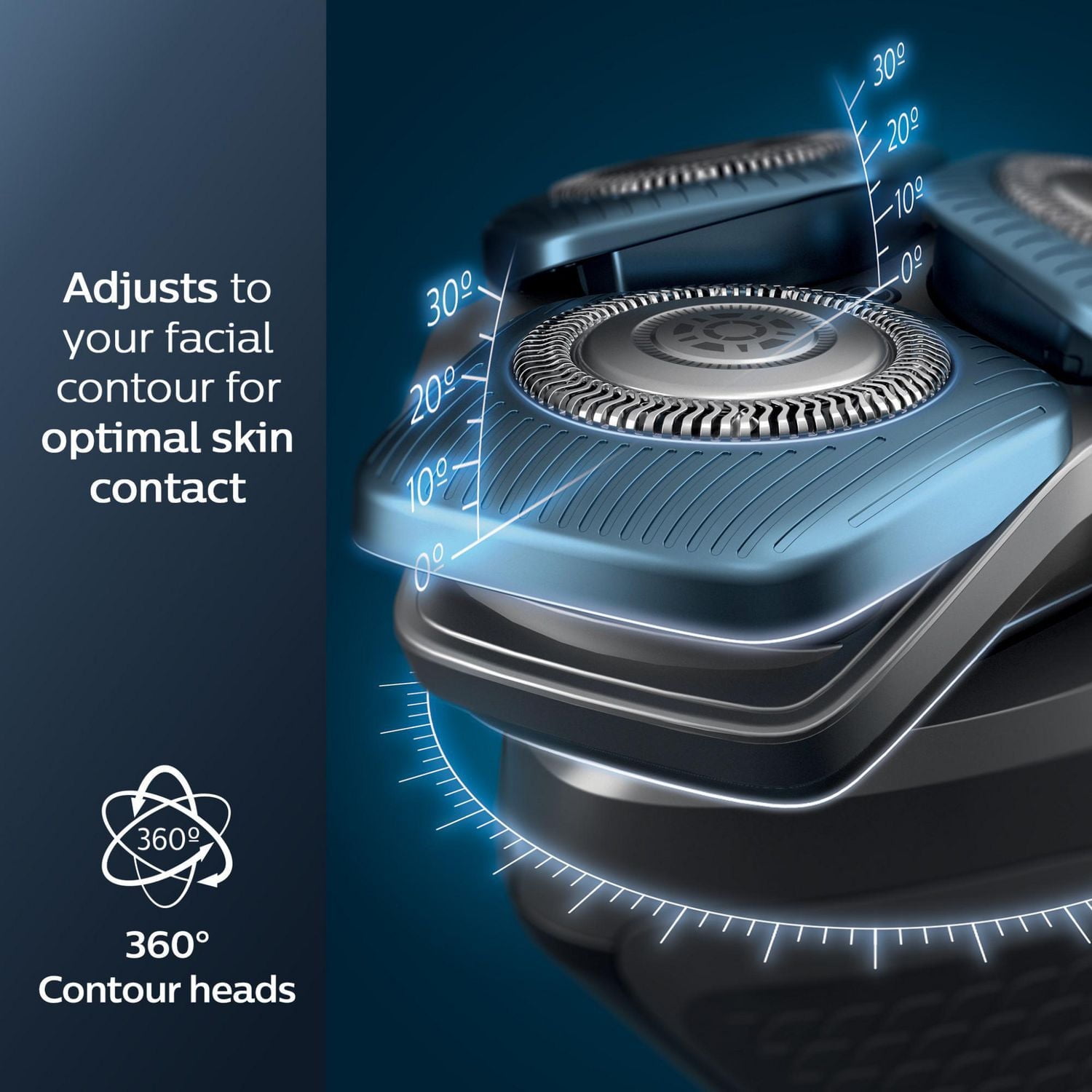 Philips Shaver series 7000 Wet and Dry Shaver with Cable-free Quick Clean Pod, S7786/50, Wet & Dry electric shaver