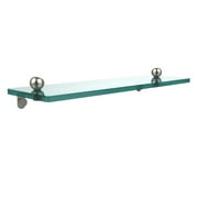 16" Glass Vanity Shelf with Beveled Edges (Build to Order)