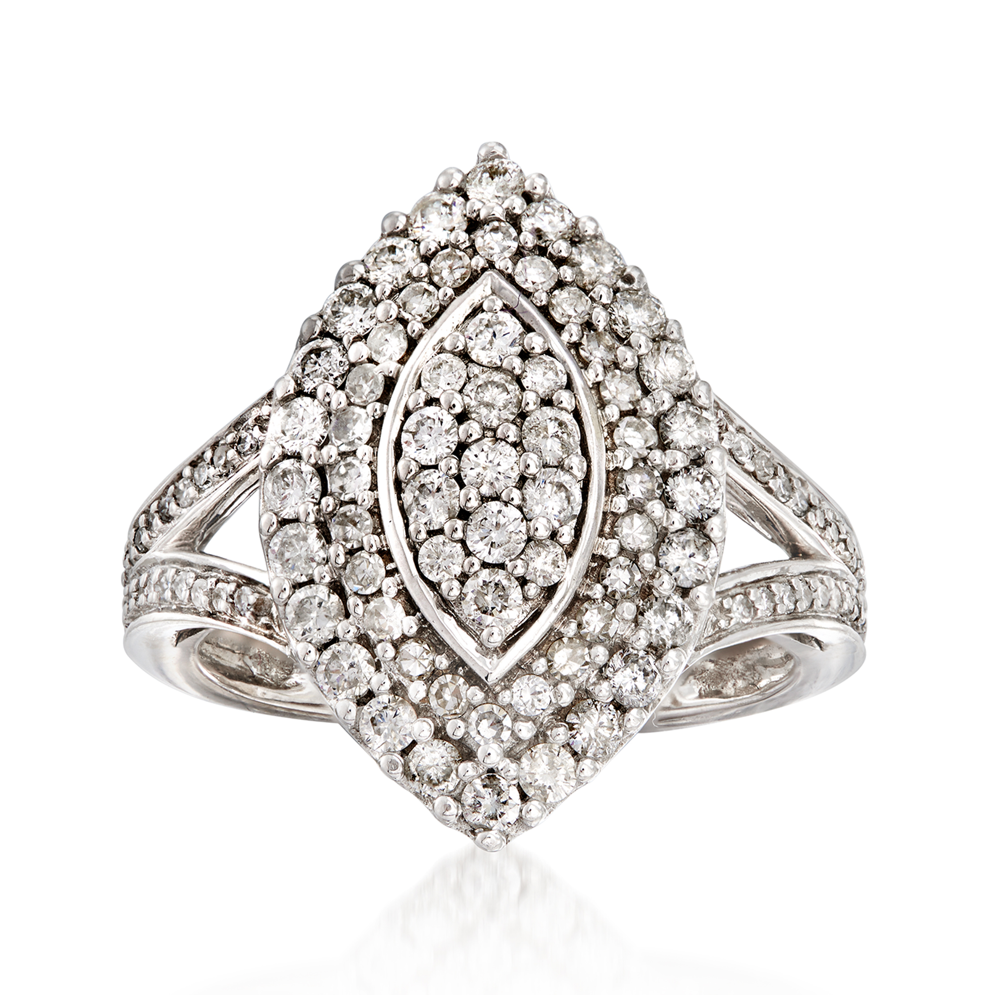 RossSimons RossSimons C. 1980 Vintage 1.20 ct. t.w. Diamond Cluster