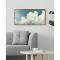 thumbnail image 4 of Drsoum Cloud Framed Wall Art Cloudy Sky Natural Wall Decor Vintage Landscape Modern Painting Artwork for Living Room Bedroom 8x16in Natural Framed, 4 of 6