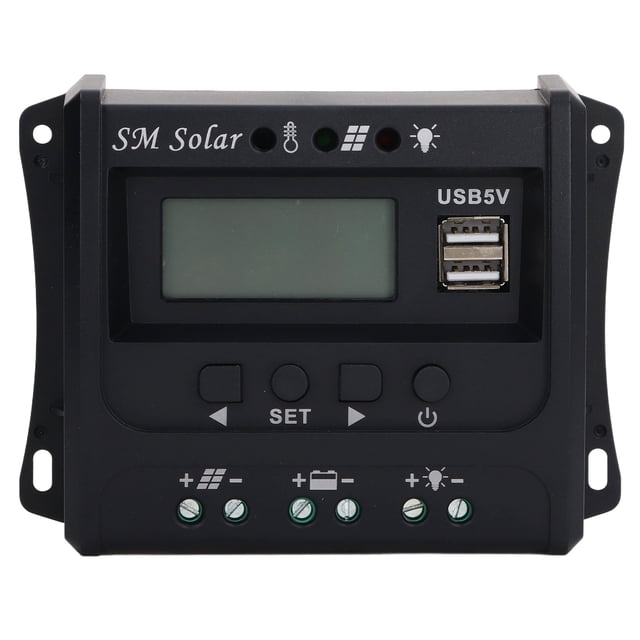 Controlador de carga solar, Controlador de panel solar 3 Controlador de carga de panel solar V Controlador de panel solar Ultra sensible Jadeshay A
