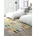 thumbnail image 6 of Unique Loom Whimsy Kids Collection Area Rug - Chicklets (3' 11" x 5' 11" Rectangle Multi/Black) Perfect For Kids Bed Room/Nursery Room/Living Room/Class Room/Play Room, 6 of 6