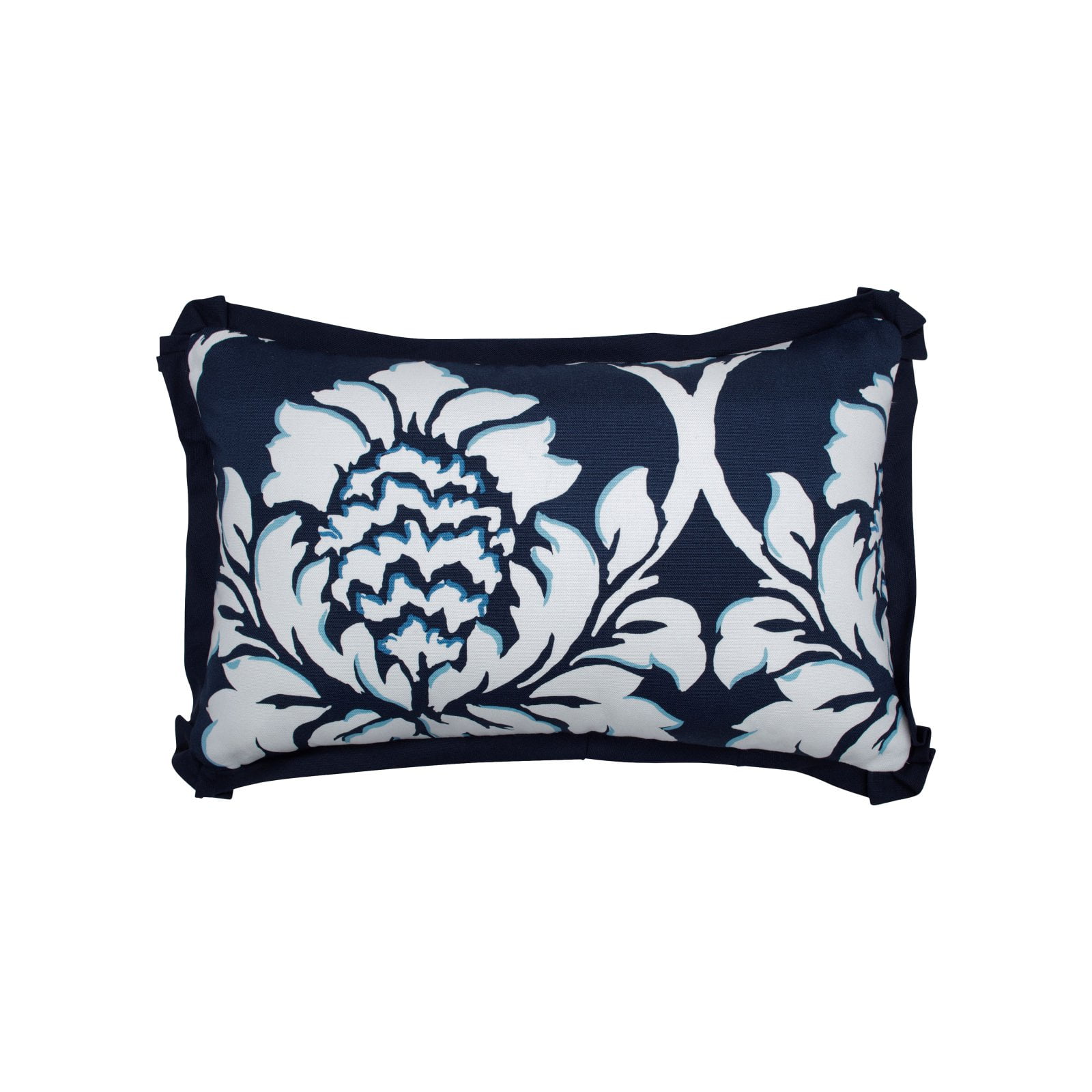 Blue Pillow Perfect Indoor Velvet Collection Rectangular Throw Pillow 