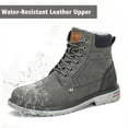 thumbnail image 3 of Mishansha Women Men Winter Snow Boots Warm Lining Anti Slip Water Resistant ,Gray 9.5W/8M, 3 of 8