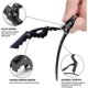 thumbnail image 3 of Wabjtam Crocodile Hair Clips,styling Hair Clips With Nonslip Grip For Salon Home Use Thick Thin Hair(5pcs-black), 3 of 5
