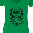 thumbnail image 4 of Inktastic Born in 1965 Limited Edition Women's V-Neck T-Shirt, 4 of 5