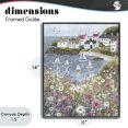 thumbnail image 3 of Stupell Industries Rustic Lodge Seaside Sailboats in Village Bay Black Framed Giclee Art, 11 x 14, by Riley B, 3 of 7