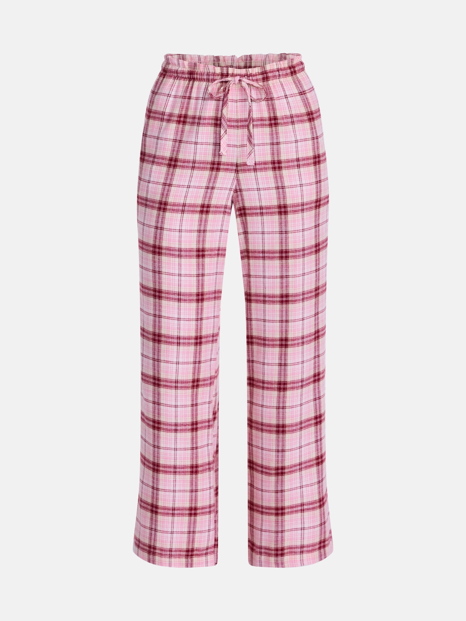 Joyspun Women's Flannel Sleep Pants, 30” Inseam, Sizes XS-3X