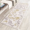 thumbnail image 3 of Safavieh Amherst Ivory Indoor Outdoor Rug - Round 7', 3 of 4