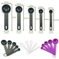 thumbnail image 6 of QHUDLV 5 Stks/Set Plastic Teaspoon Spoon Set with Scale Baking Color Meter Tool Key Baking M5E1 Gadgets Spoon Set Colorful Tools Food Measures Hangers Colorful Measurement Measuring Tools m, 6 of 9
