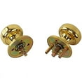 thumbnail image 4 of Tuff Stuff 3004 Polished Brass US3 Interior Exterior Knob Rose Kit for Thru Bolted Ornamental Iron Gate Door Mortise Lock Sets (Compatible with Marks 22AC), 4 of 4
