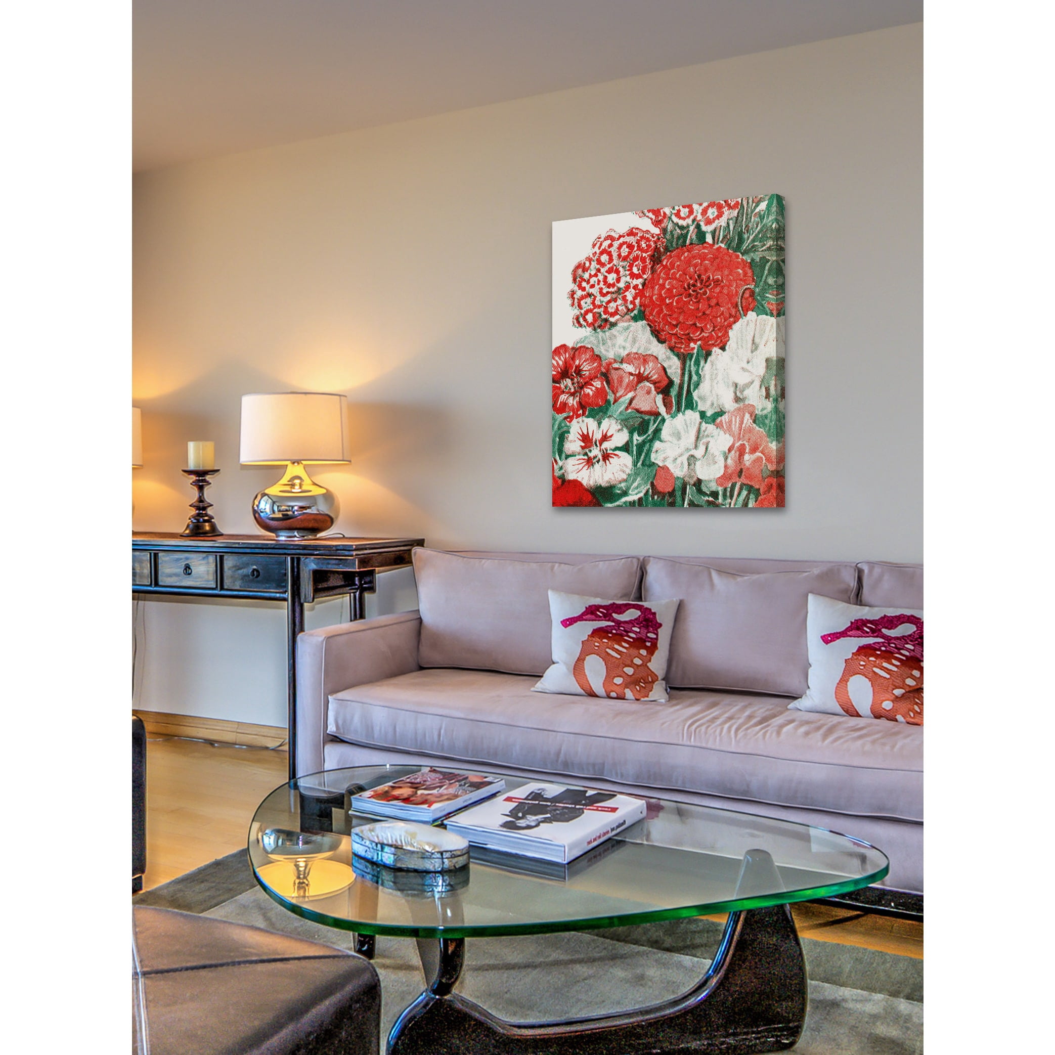 Marmont Hill "Seeds Flowers 1" Painting Print on Canvas