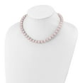 thumbnail image 2 of Primal Silver Sterling Silver 9-10mm Purple Freshwater Cultured Pearl Necklace, 2 of 3