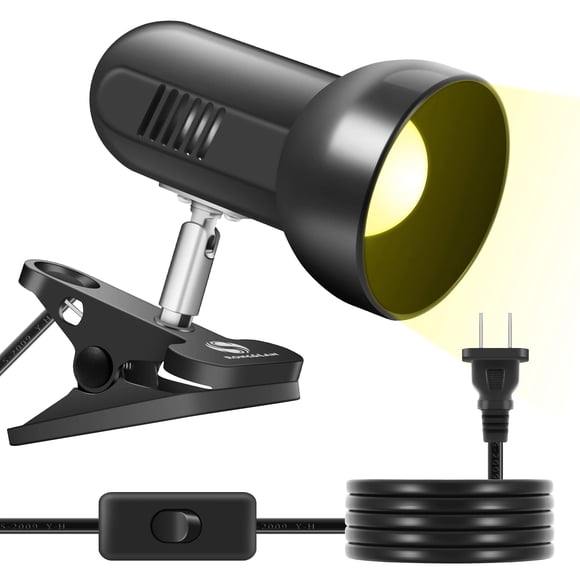 Lampara LED de Escritorio RONG LAN SUN 086 con Clip Metalica Ajustable 360 Grados Base E27