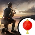 thumbnail image 3 of Eigraketly 10 Uds boya de pesca clásica de alta visibilidad rojo ovalado Bobbers ligero ponderado aparejos de pesca a la deriva Pescar Redondo/L/10pcs, 3 of 6