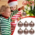 thumbnail image 5 of Axiiglly 6Pcs Christmas Balls Ornaments, 2.36" Shatterproof Glitter Christmas Balls, Embossed Plating Xmas Hanging Balls for Christmas Trees Decorations, Home Holiday Party Indoor Outdoor Decor, 5 of 7