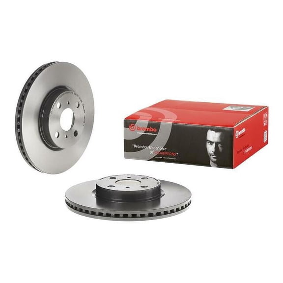 Brembo OE UV Coated Front Rotor for 2012-2019 Toyota Yaris