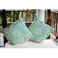 thumbnail image 5 of 18"x18" Simply Daisy Shawl Poly Indoor/Outdoor Pillow, Blue Qty 1, 5 of 5