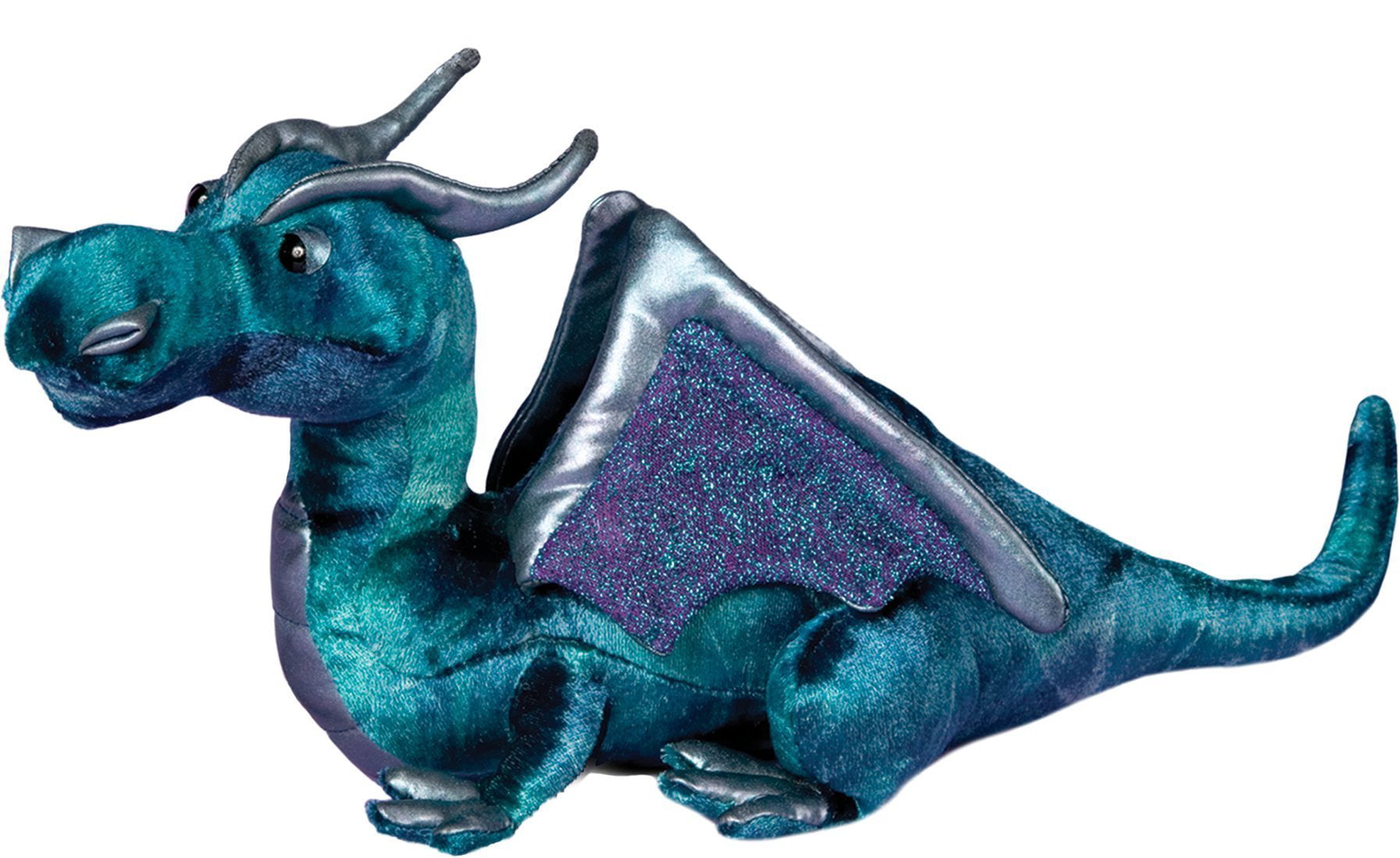 Aurora Blue Dragon with Sound Plush 18