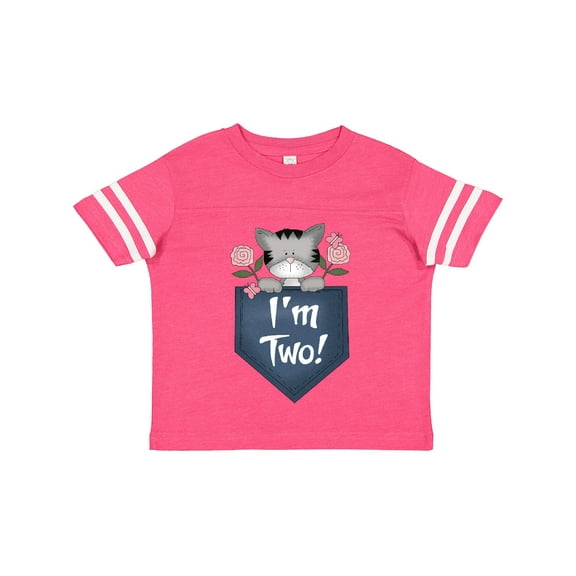Inktastic I'm Two Years Old Kitty Cat 2nd Birthday Girls Toddler T-Shirt
