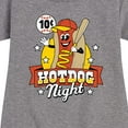 thumbnail image 3 of Instant Message - Ten Cent Hotdog Night - Girls Ss Fleece Dress, 3 of 6