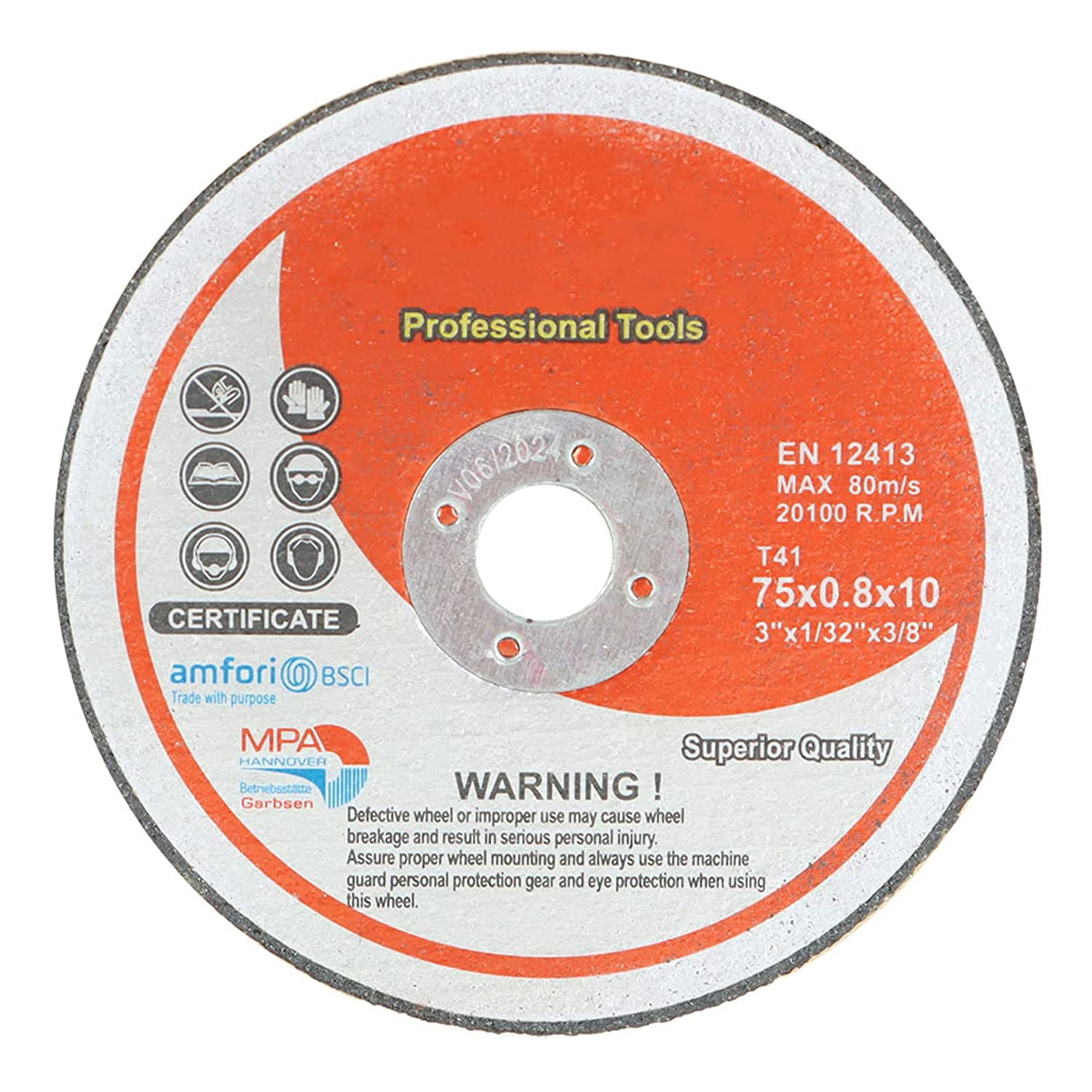 EPOTOOR 25Pcs 3 Inch x 1/32 Inch x 3/8 Inch CutOff Wheels Stainless