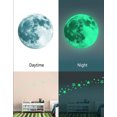 thumbnail image 3 of Extraíble Moon Stars Glow In The Dark Sticker para niños Night Luminous Room Wall Decal Stickers MFZFUKR SNFLD421, 3 of 9