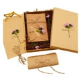thumbnail image 2 of YAOMOBB High-quality Retro Stationery Romantic Vintage Style Letter Envelope Set Flowers Decoration Clear Line Smooth Writing for Invitations, 2 of 6