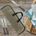 thumbnail image 6 of Chef Roll Bag Holds and Kitchen Tools - Durable Case Made of Canvas Chef Bag Carried by Handle or Shoulder Strap, 6 of 7