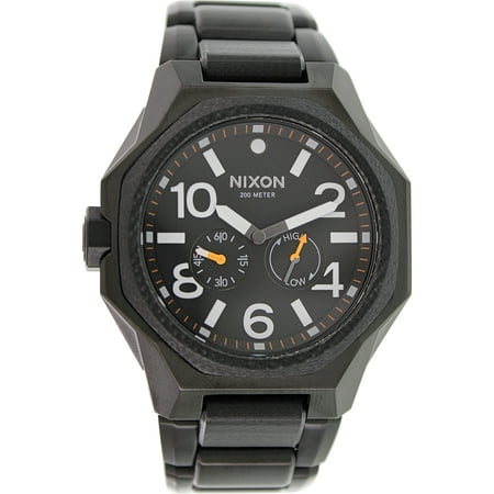 Nixon Men's Tangent A397001 Black Stainless-Steel Swiss Quartz Watch