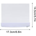 thumbnail image 7 of Flat Book Light, Page Glow Reading Light, Book Light Page, for Eye Protection,Rechargeable Clear LED Flat Reading Lights with 3 Colors & Timer, Dimmable Panel Plate Lamp   (Black), 7 of 7