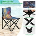 thumbnail image 4 of BZSMCE Camping Chairs Modern Guiding Light Pattern Folding chair, 4 of 8