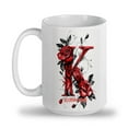thumbnail image 2 of Custom Initial K Coffee Mug – Personalized Ceramic Cup for Women 11oz 15oz, Ideal for Daily Enjoyment, Birthdays, or Family Events, 2 of 6