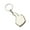 Silver, variant on Keychain Tape Measure Clear Scale Long Lastings Performances Measuring Tool