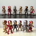 thumbnail image 2 of Figuras de acción de PVC de Marvel, vengadores, Iron Man, Spider Man, Hulk, modelo de Anime, juguete coleccionable, juego completo de regalo Fivean  unisex, 2 of 2