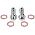 thumbnail image 3 of 2X Tornillo Banjo de Freno Motocicleta Acciaio Al Carbonio M10 X 1.0Mm Cilindro Pinza, 3 of 11