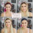 thumbnail image 1 of Diademas HUOGUO Diademas con turbante ancho anudado para mujer, 1 of 4