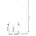 thumbnail image 2 of White Steel Wedding Arch, Metal Flower Stand DIY Fun For Weddings, Birthday Parties, Christmas Parties Wedding Centerpieces, 2 of 20