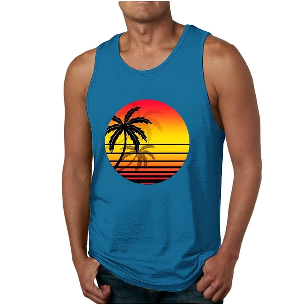 Camiseta para Hombres Nueva Camiseta Floral de Verano de los Hombres de Cuello Redondo Deportivo