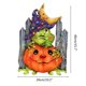 thumbnail image 4 of De Puerta De Halloween, Letrero Fantasma De Calabaza De Madera Para Decoración De Halloween Inevent HA042642-02, 4 of 6