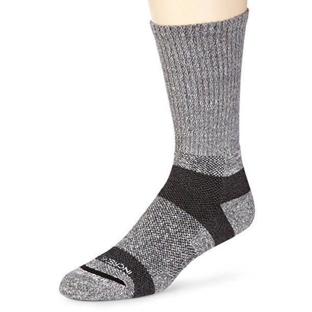 Incredisocks Warm Diabetic Compression Socks for Hiking, Large, Grey