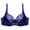 Blue, variant on Womens Plus Bra Double Underwire Underwear