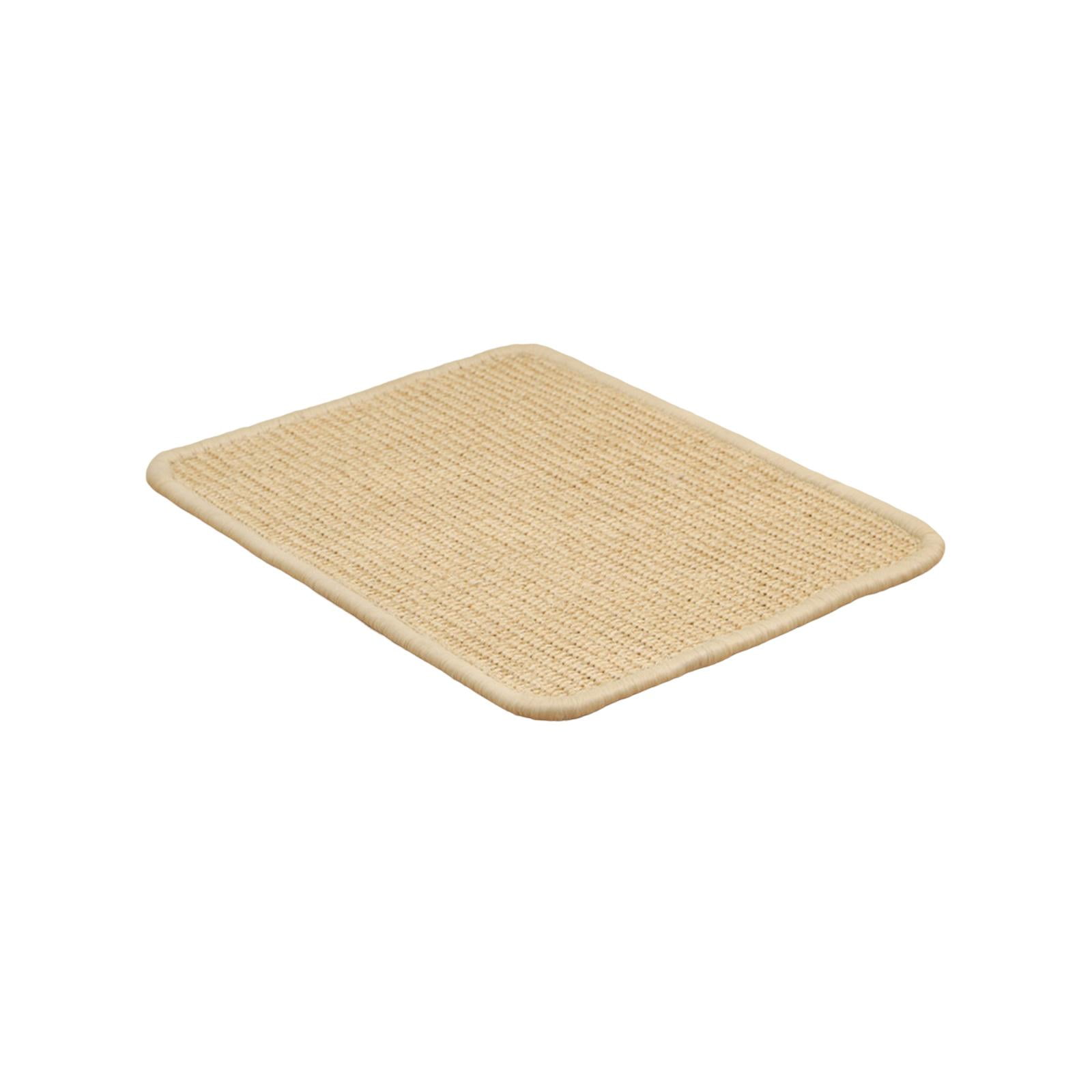 Bvdfgk Cat Scratcher Pad Sisal Cat Scratch Mat Edge Locking Processing Cat Sleeping Pad 40cmx60cm