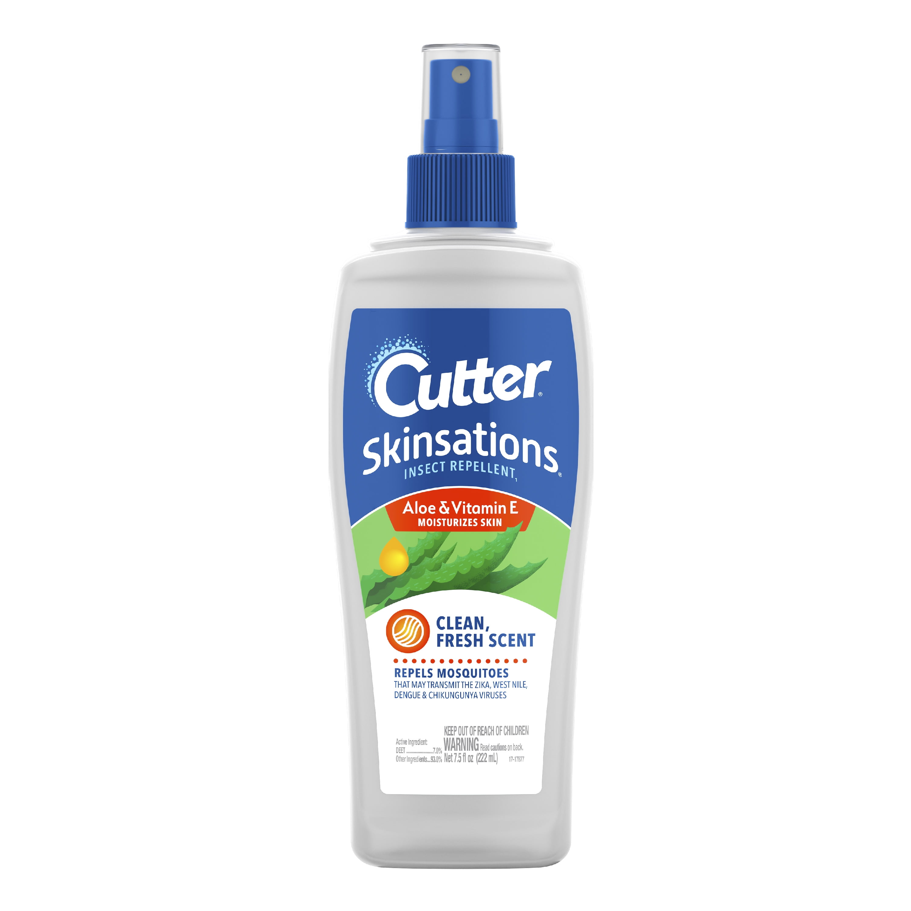 Cutter Skinsations Insect Repellent, 7.5 Ounces, Pump Spray